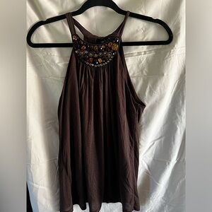 Bordeaux Halter Tanktop, Size medium